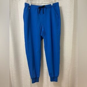 Figs Men’s Jogger Technical Collection Blue Scrub Pants Hospital Nurse Size XL